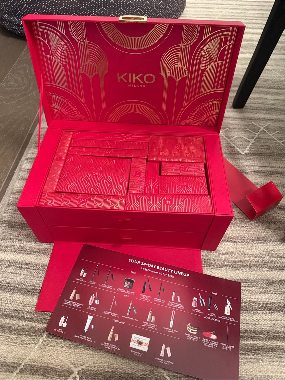 Kiko Advent Calendar $350 VALUE!